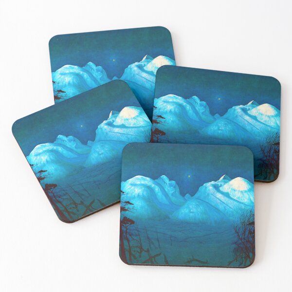 Item preview, Harald Sohlberg - Winter Night in the Mountains designed and sold by Jon-Baran.