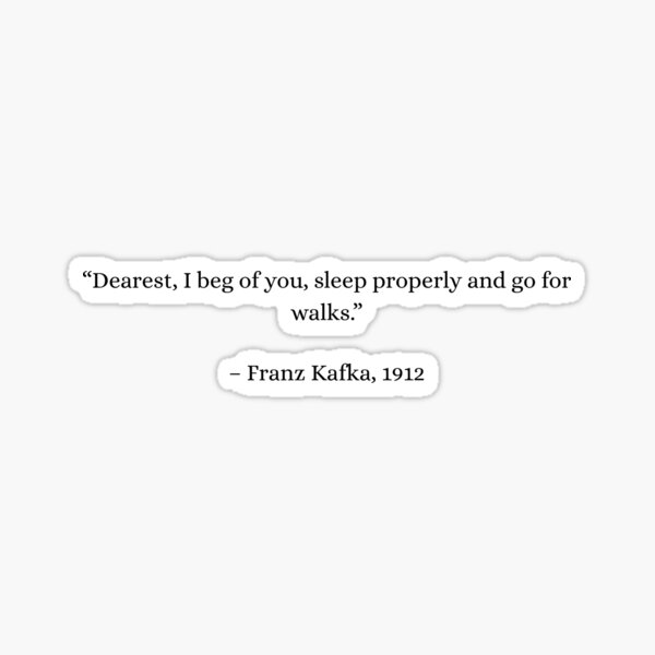 Item preview, Franz Kafka bookish quote designed and sold by clarouve .
