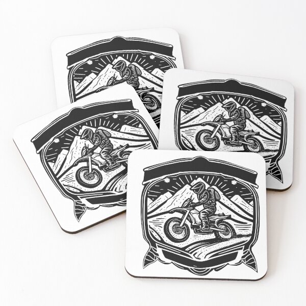 Item preview, Mountain Motocross Ride – Dirt Bike Adventure in Helmet View designed and sold by MOTAS Graphics .