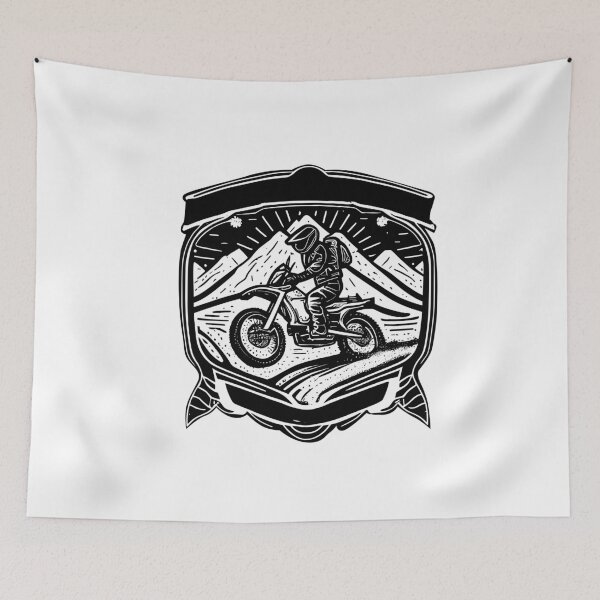 Item preview, Mountain Motocross Ride – Dirt Bike Adventure in Helmet View designed and sold by MOTAS FASHION .