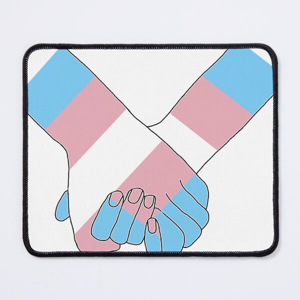 Item preview, Pride Holding Hands - Transgender Flag designed and sold by PaperPainter.