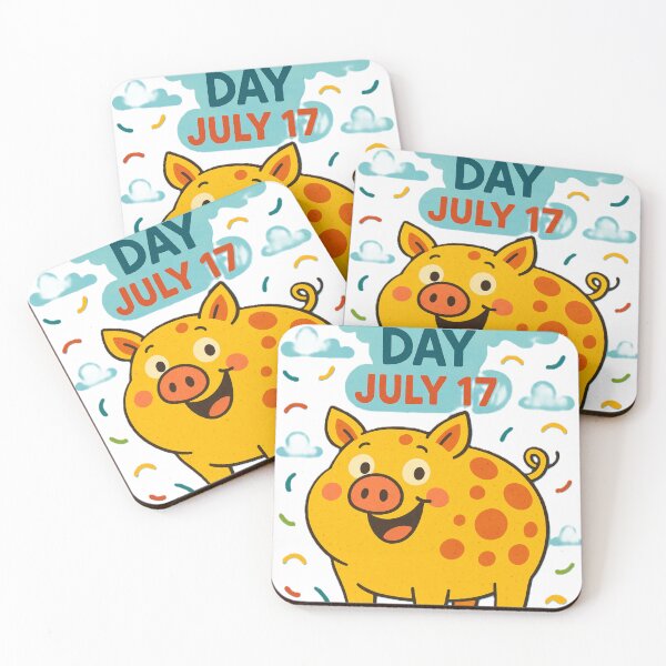 Item preview, National Yellow Pig Day July 17th designed and sold by JDAShirts.