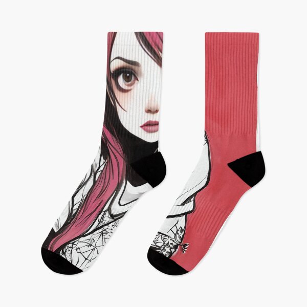 Item preview, Emo Girl in Red designed and sold by LKozerski.