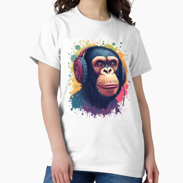 Item preview, The monkey with headphones designed and sold by Innari.