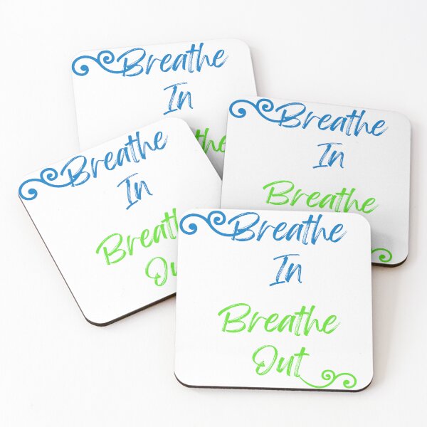 Item preview, Breathe In, Breathe Out Typography Design designed and sold by Jaini's.