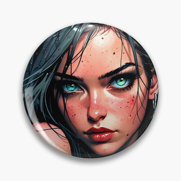 Item preview, Street Art Hottie With Bold Rebel Eyes designed and sold by BorgSpareParts.