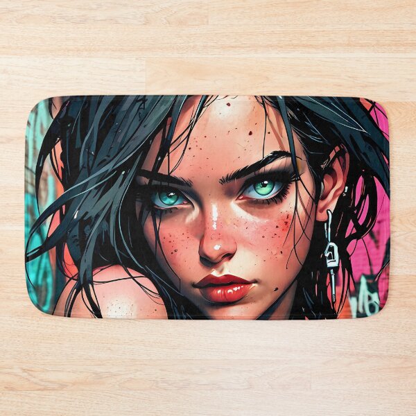 Item preview, Street Art Hottie With Bold Rebel Eyes designed and sold by BorgSpareParts.
