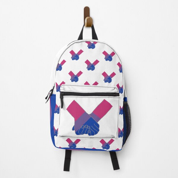 Item preview, Pride Holding Hands - Bisexual Flag designed and sold by PaperPainter.
