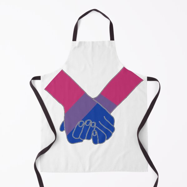 Item preview, Pride Holding Hands - Bisexual Flag designed and sold by PaperPainter.