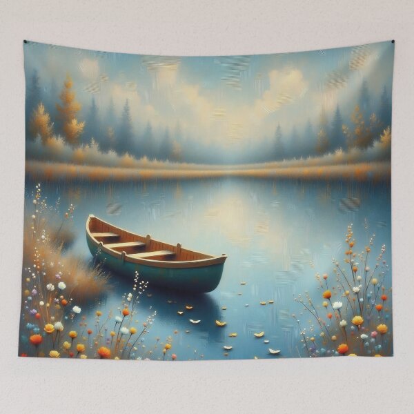 Item preview, A Morning by the Lake designed and sold by HattieAndHazel.