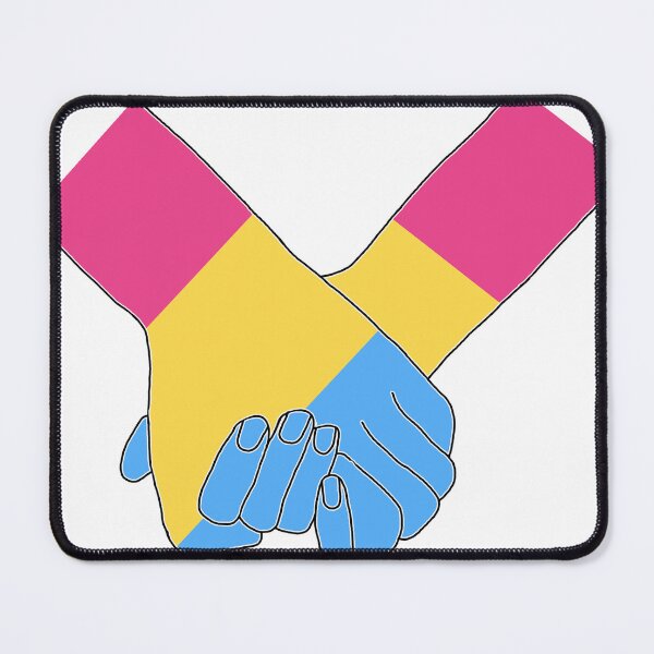 Item preview, Pride Holding Hands - Pansexual Flag designed and sold by PaperPainter.