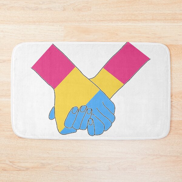 Item preview, Pride Holding Hands - Pansexual Flag designed and sold by PaperPainter.