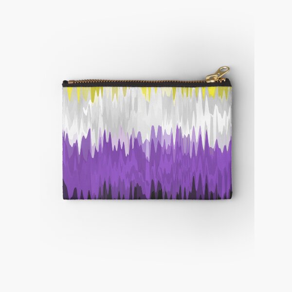 Item preview, Squiggly Wavy Abstract Nonbinary Pride Flag designed and sold by Chaos Queery.