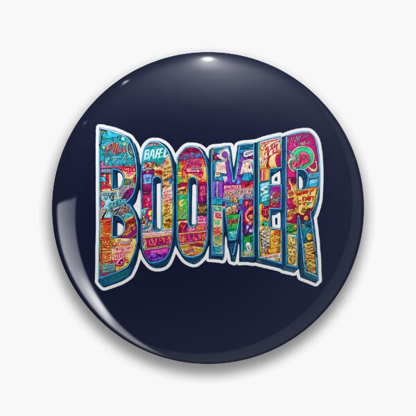 Item preview, BOOMER, colorful graphics with inscription designed and sold by silent-violin.