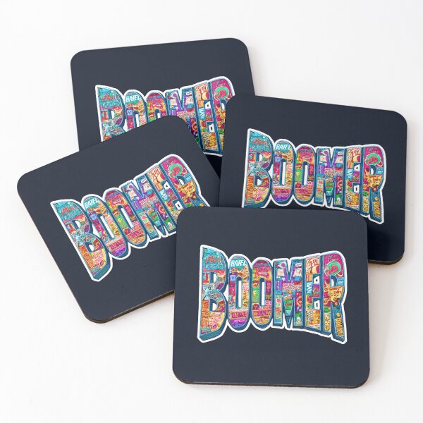 Item preview, BOOMER, colorful graphics with inscription designed and sold by silent-violin.