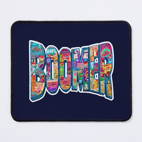 Item preview, BOOMER, colorful graphics with inscription designed and sold by silent-violin.