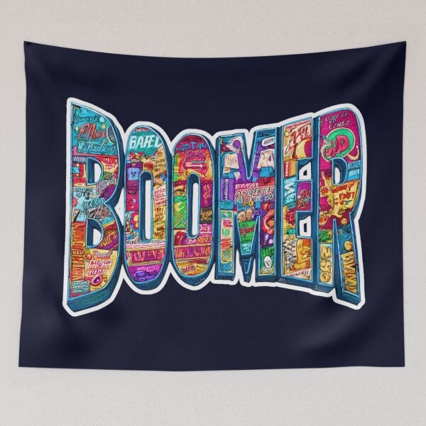 Item preview, BOOMER, colorful graphics with inscription designed and sold by silent-violin.