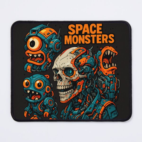 Item preview, Space Monsters: Cybernetic Beasts of the Future designed and sold by Thaivi Design.