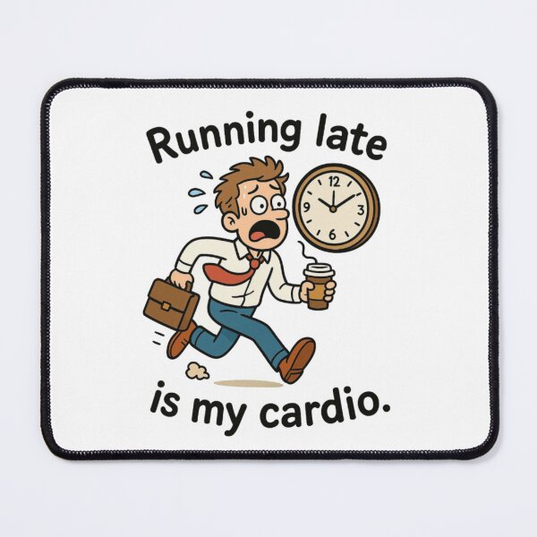 Item preview, Running late is my cardio designed and sold by Benhaddou1993.