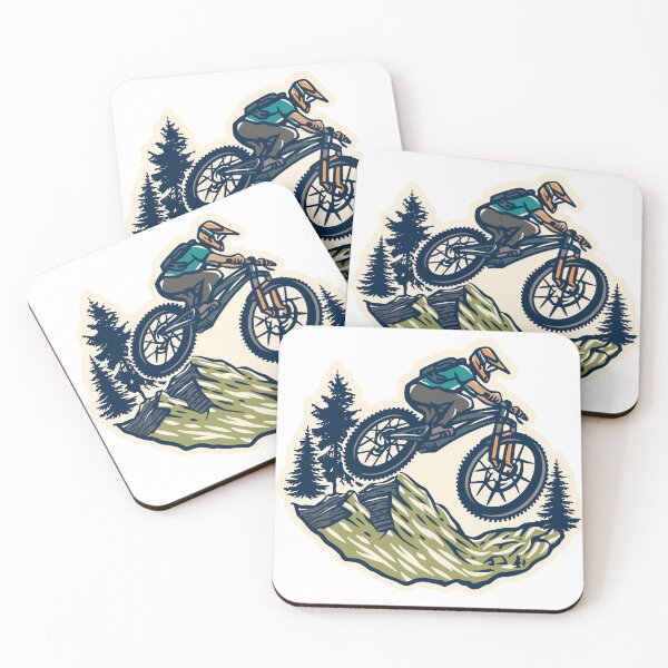 Item preview, Extreme MTB Jump – Mountain Biker Trail Adventure Art designed and sold by MOTAS FASHION .