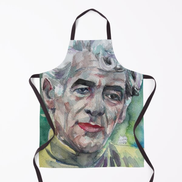 Item preview, LEONARD BERNSTEIN watercolor portrait .1 designed and sold by lautir.