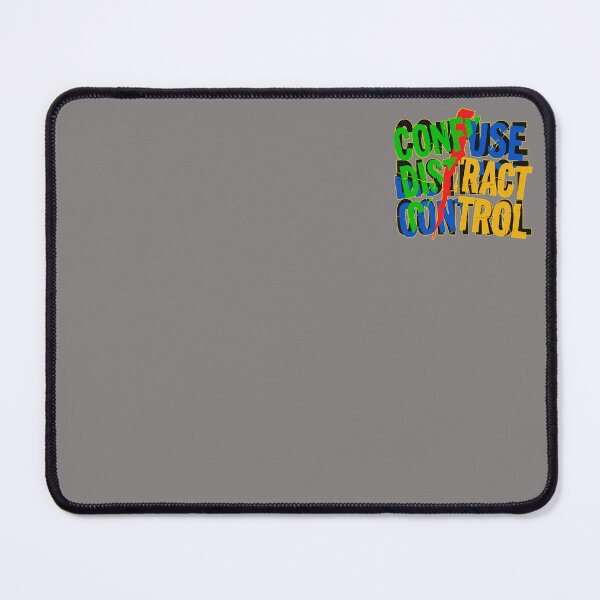 Item preview, Confuse Distract Control – Loud Political Collage designed and sold by Pacific Art.