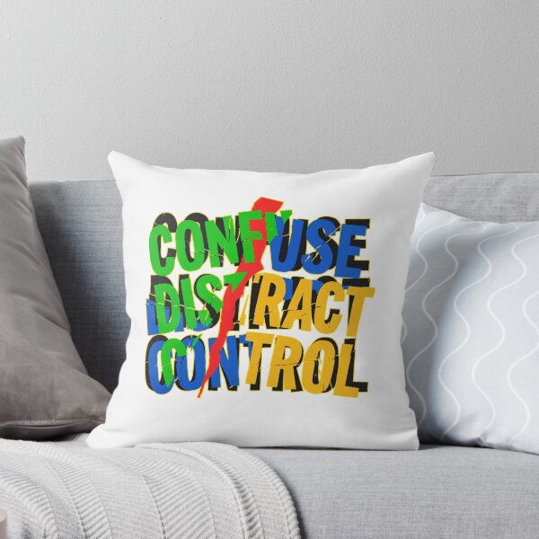 Item preview, Confuse Distract Control – Loud Political Collage designed and sold by Pacific Art.