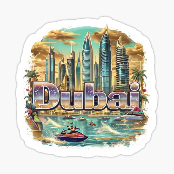 Item preview, Dubai Splashwave" – UAE designed and sold by Imaginarium of Chaos falcon88 .