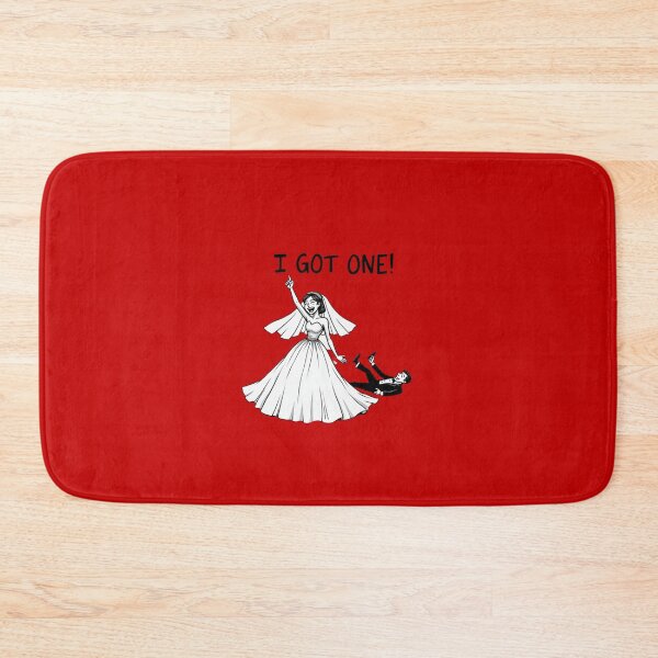 Item preview, Funny Bride Cartoon – "I Got One!" Wedding Humor Design designed and sold by Lustforvintage.