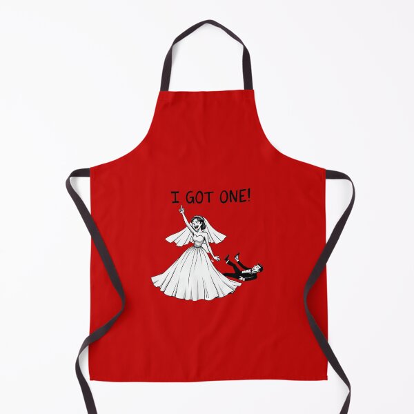 Item preview, Funny Bride Cartoon – "I Got One!" Wedding Humor Design designed and sold by Lustforvintage.