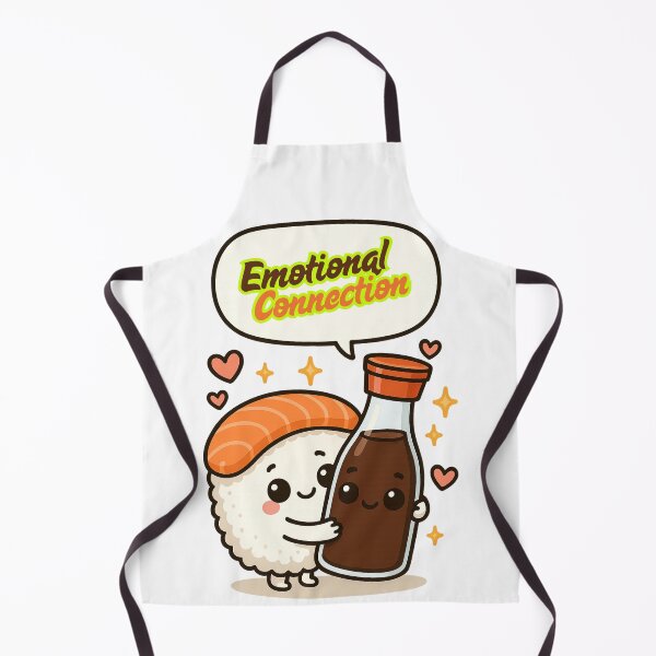Item preview, Kawaii Sushi Hugging Soy Sauce Bottle designed and sold by MetaMuralStudio.
