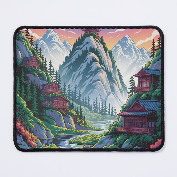Item preview, Unusual mountain landscape. designed and sold by Lilashakti ⭐️ ⭐️ ⭐️ ⭐️ ⭐️.