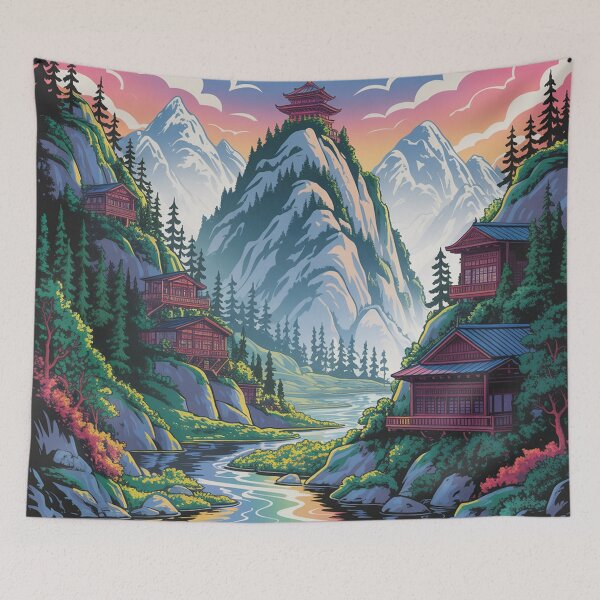 Item preview, Unusual mountain landscape. designed and sold by Lilashakti ⭐️ ⭐️ ⭐️ ⭐️ ⭐️.