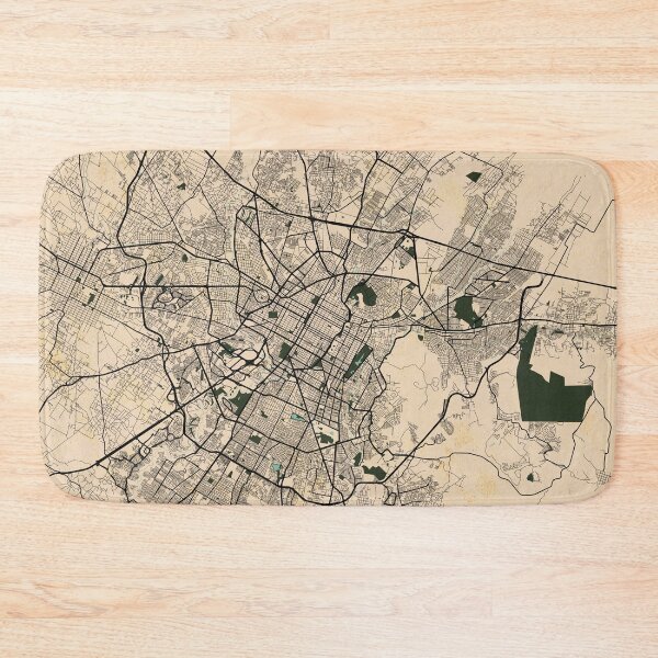 Item preview, Puebla City Map of Mexico - Vintage designed and sold by deMAP.