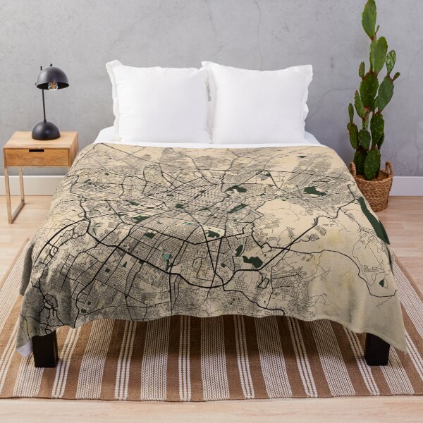 Item preview, Puebla City Map of Mexico - Vintage designed and sold by deMAP.