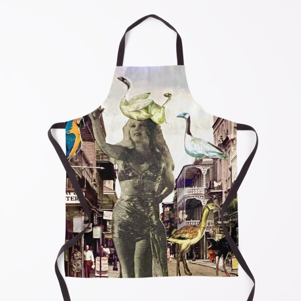 Item preview, Bird Lady of New Orleans Postcard Collage designed and sold by S.E.W..