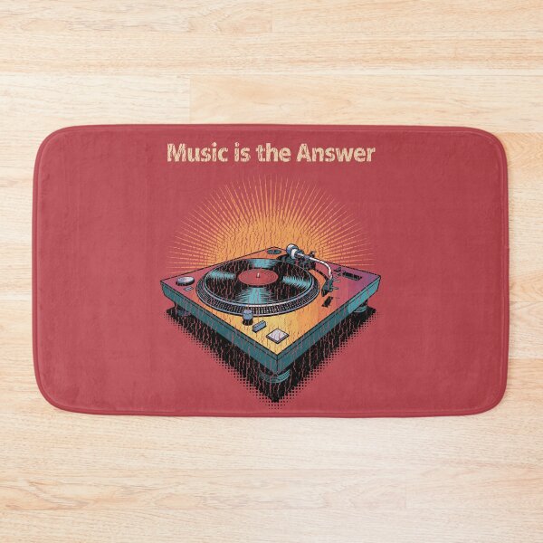 Item preview, Vintage Music Is The Answer – DJ Turntable Pop Art for Vinyl Lovers designed and sold by paulo silveira.