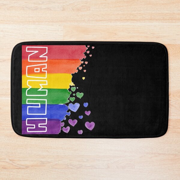 Item preview, Human – rainbow pride equality statement design designed and sold by CleanDecor.