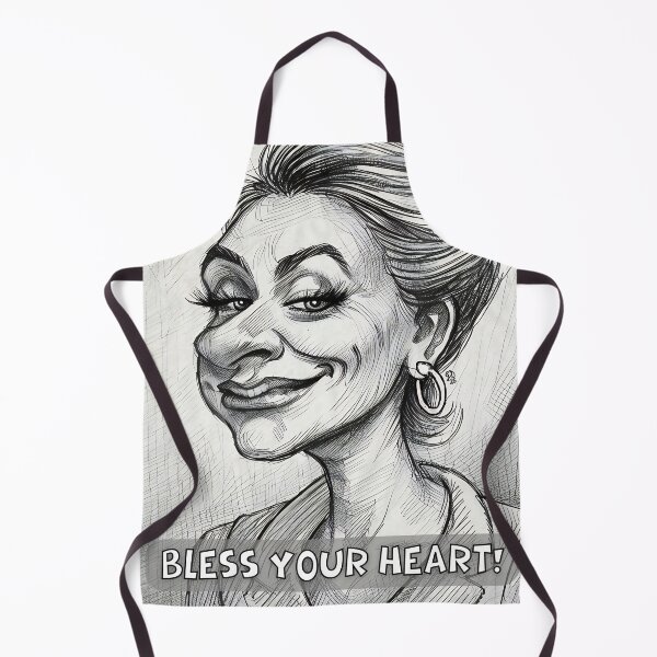 Item preview, Bless Your Heart Funny Snarky Caricature Drawing designed and sold by gleefulme.