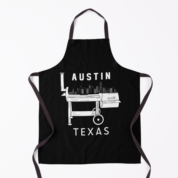 Artikelvorschau, Austin Texas Skyline Souvenir BBQ Grill Austin entworfen und verkauft von DSWShirts.