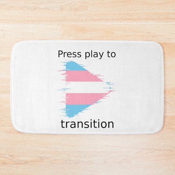Artikelvorschau, Drücken Sie „Play“, um den Übergang zu starten. Fehler bei der Trans-Flagge entworfen und verkauft von Crazyhatkid.