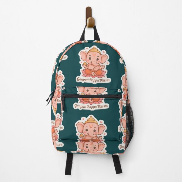 Item preview, Ganpati Bappa Blesses – Kawaii Lord Ganesha Sticker designed and sold by Spiking11.