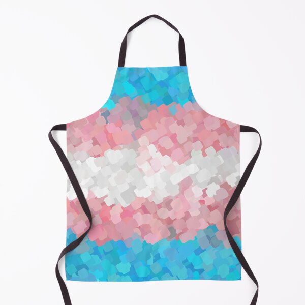Item preview, Trippy Geometric Abstract Transgender Pride Flag designed and sold by Chaos Queery.