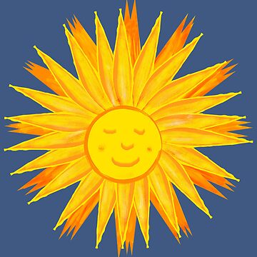 Artwork thumbnail, Happy Sun Illustration by Clare Walker