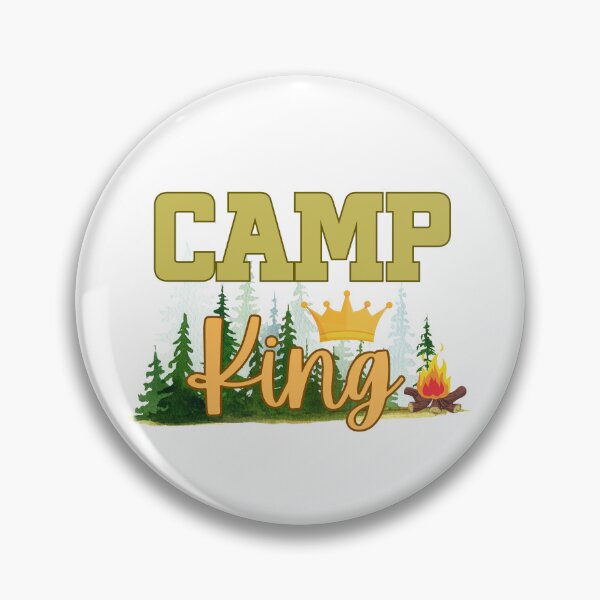 Item preview, Camp King Wilderness Adventure Boss Camping Life Design designed and sold by Nzgiftsandmore.