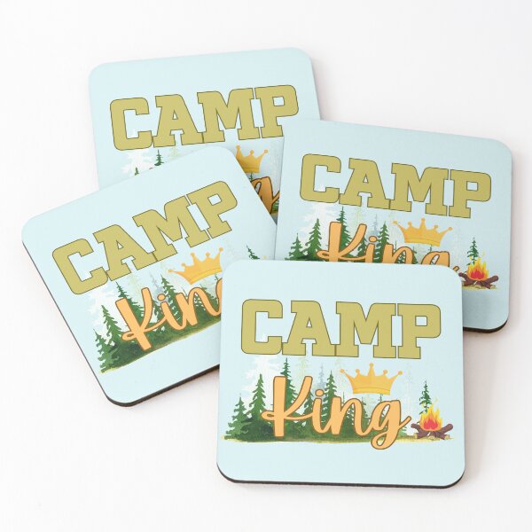 Item preview, Camp King Wilderness Adventure Boss Camping Life Design designed and sold by Nzgiftsandmore.