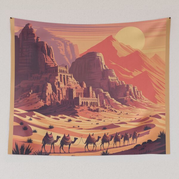 Item preview, Desert landscape in Orientalist style. designed and sold by Lilashakti ⭐️ ⭐️ ⭐️ ⭐️ ⭐️.