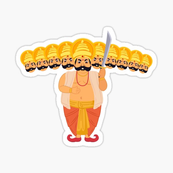 Item preview, Ravana Hindu Demon King designed and sold by Asapusri.