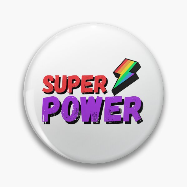 Item preview, Super Power – rainbow lightning pride energy designed and sold by CleanDecor.