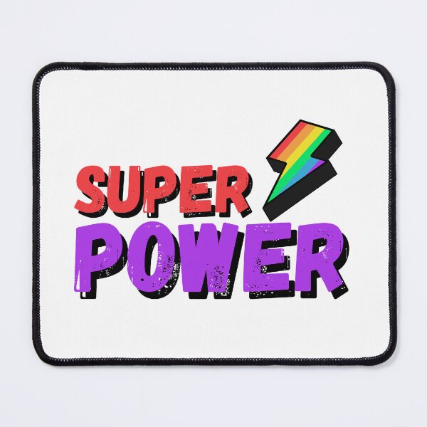 Item preview, Super Power – rainbow lightning pride energy designed and sold by CleanDecor.